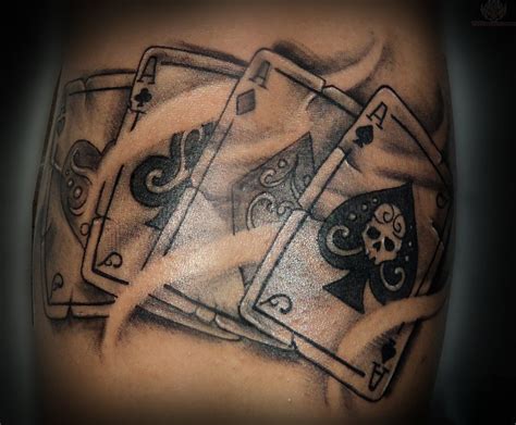 poker card tattoos|playing cards tattoo drawing.